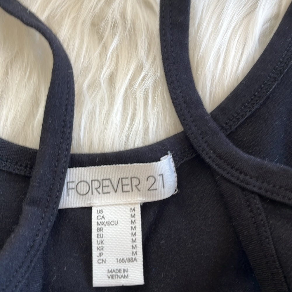 Forever 21 black tank - Picture 2 of 2